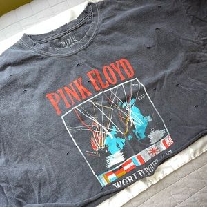 Urban Outfitters cropped Pink Floyd tee